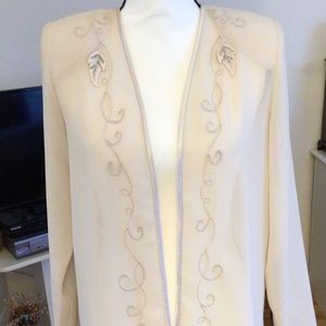 Cream cover/cape for dress